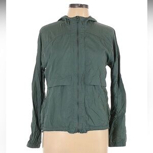 Lululemon hooded jacket green